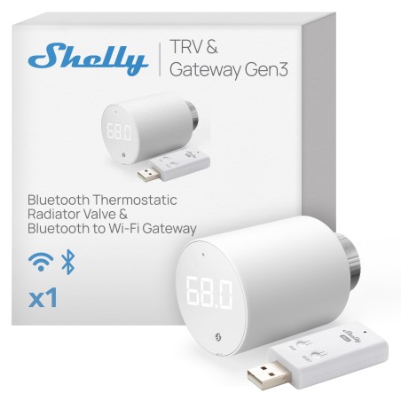 Kit 1 tête thermostatique + passerelle