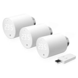 Kit 3 têtes thermostatiques + passerelle Shelly BLU TRV