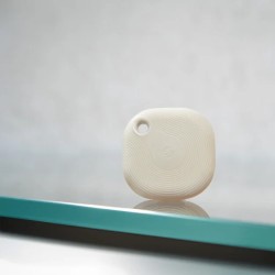 Bouton connecté Bluetooth ivoire Shelly BLU Button Tough 1