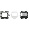 Céliane Détecteur avec dérog 100 VA LED + enjoliveur Blanc