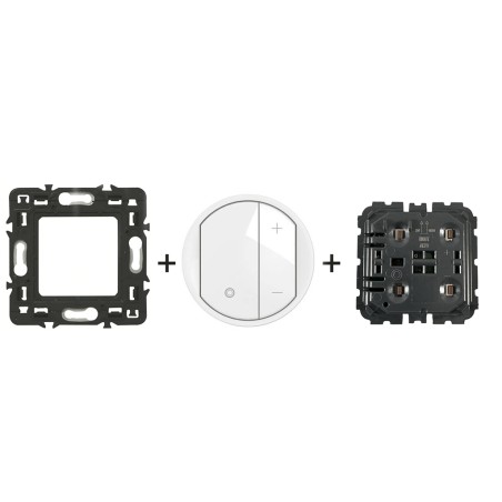 Céliane Variateur pour ballasts 1-10 V + enjoliveur Blanc