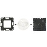 Céliane Thermostat ambiance Contacts NO / NF + enjoliveur Blanc