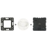 Céliane Thermostat fil pilote + enjoliveur Blanc