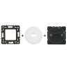 Céliane HDMI pré-connectorisée 2.0 Type-A + enjoliveur Blanc