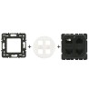 Céliane Prise RJ45 quadruple Cat6 STP Jusqu’à 1 Gbit/s + enjoliveur Blanc