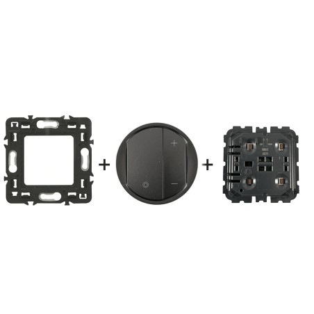 Céliane Variateur 1-10V + enjoliveur Noir