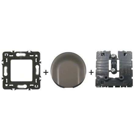 Céliane Sortie de câble + enjoliveur Titanium