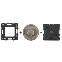 Céliane Thermostat fil pilote CM0252 + enjoliveur Titanium
