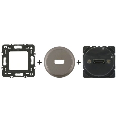 Céliane HDMI pré-connectorisée + enjoliveur Titanium