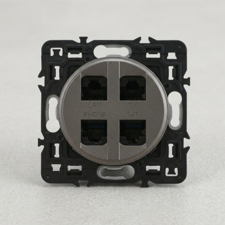 Céliane Prise RJ45 quadruple