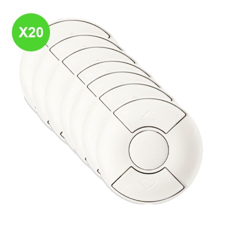Enjoliveur Volets Roulants Blanc Lot 20 Pcs