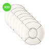 Enjoliveur Volets Roulants Blanc Lot 20 Pcs