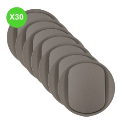 Céliane Enjoliveurs simples Titanium CT0001 - Lot 30 Pcs