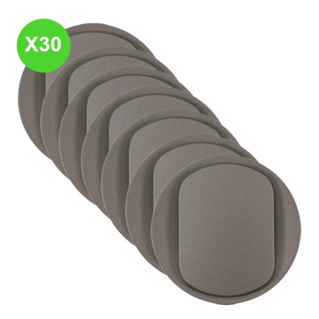 Céliane Enjoliveurs simples Titanium Lot 30 Pièces