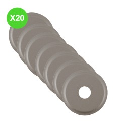 Céliane Enjoliveurs Prise TV Titanium CT0382 - Lot 20 Pcs