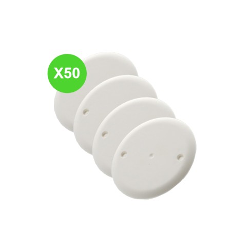 Couvercle Batibox rond 85mm boite 1 Lot de 50 pièces