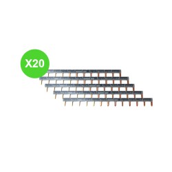 Peigne alimentation unipolaire Legrand 404926 - 20 Pcs