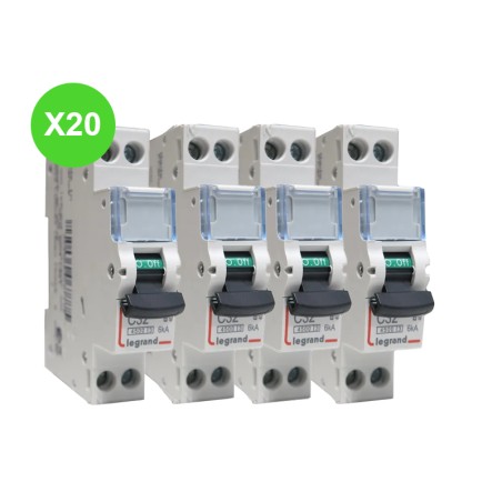 Disjoncteur DNX³ 1P+N à vis 32A Lot de 20 Pièces