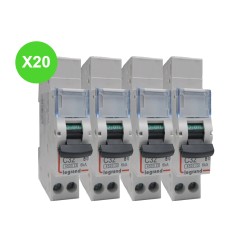 Disjoncteur DNX³ 1P+N 32A Legrand 406786 - 20 Pcs