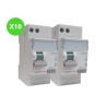 Inter différentiel 2P 40A AC 30mA Lot de 10 Pièces