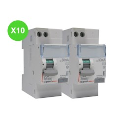 Inter différentiel 2P 63A AC 30mA Legrand 411650 - 20 Pcs
