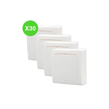 Oteo ASL Boîte de dérivation saillie 4 bornes à vis Lot 30 Pcs