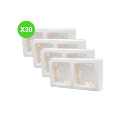 Oteo ASL Cadre 2 postes saillie Legrand 086092 Lot 30 Pcs