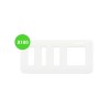 Mosaic Plaque 2 modules Blanc Lot 100 Pcs