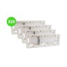 Cadre Saillie Mosaic 6-8 modules Lot 20 Pcs