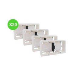 Cadre Saillie Mosaic 4-5 modules 080285 Lot 20 Pcs