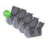 Plexo Prise double 2P+T saillie 250 V~ 50/60 Hz Gris 069768L Lot 20 Pcs