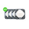 Dooxie Sortie de câble blanc standard Thermoplastique Lot 30 Pcs
