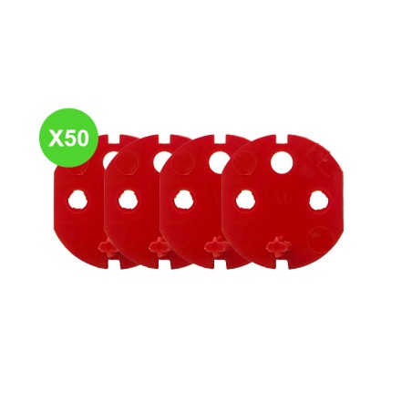 Détrompeur pour fiche et prise Plastique sans halogène Lot 50 Pcs
