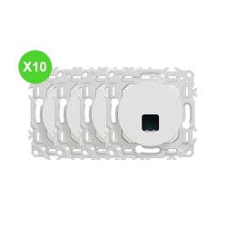 Odace Prise RJ45 Cat.6 UTP Schneider S920475 Lot 10 Pcs