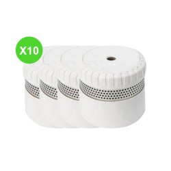 Mini détecteur fumée 10 ans Oltrix SA-DF10D1M Lot 10 Pcs