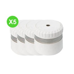 Mini détecteur fumée 10 ans Oltrix SA-DF10D1M Lot 5 Pcs