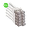 Cordon RJ45 souple Cat.6A S/FTP 30 cm pour brassage VDI Lot 50