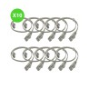 Cordon RJ45 plat Cat.7 FTP 50 cm pour baie réseau VDI Lot 10