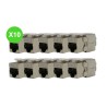 Noyau Keystone RJ45 Cat.6 FTP OLTRIX KEY-6FTP Lot 10 Pcs