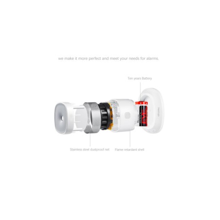 Détecteur de fumée intelligent Zigbee