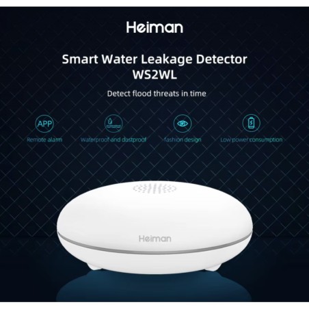 Détecteur d'inondation intelligent WiFi Tuya Smart life