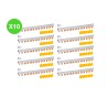 Peigne alimentation Ph+N pour 11 Disjoncteurs Lot de 10 Piéces