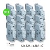 Disjoncteur C32A 1P+N 4,5kA Vis-Vis Lot de 12 Piéces