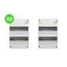 Coffret électrique 2 rangée 13 modules Lot de Piéces
