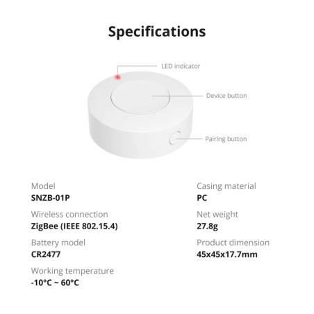 Bouton connecté