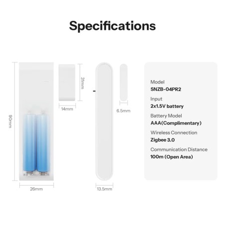 Capteur porte fenêtre Zigbee