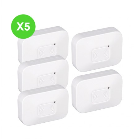 Détecteur mouvement HF 360° 800VA Blanc pour détection Lot 5 Pcs