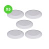 Détecteur mouvement HF 360° 2000VA Blanc pour détection Lot 5 Pcs