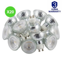 Ampoule LED GU10 4,9W 3000K KANLUX 38410 - 20 Pcs