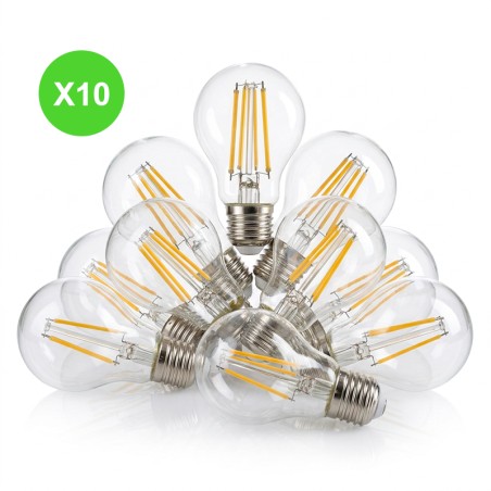 Ampoule LED DIM A60 E27 11W 1521lm 4000K Dimmable Lot de 10 pièces